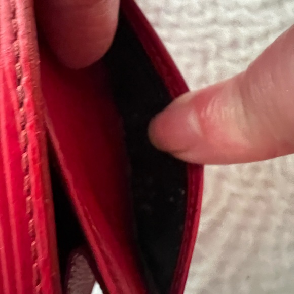 LV red epi long wallet - Picture 11 of 16